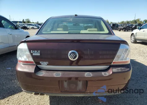 2009 Mercury Sable Premier from USA, damaged, VIN 1MEHM42W99G611213
